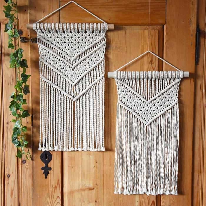 Macrame Wall Hanging DIY for Beginners + Patterns