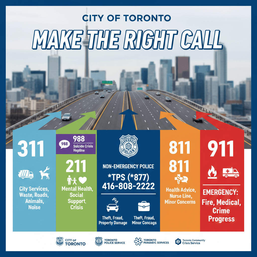 The Make the Right Call Guide: Navigating Toronto’s Service Numbers