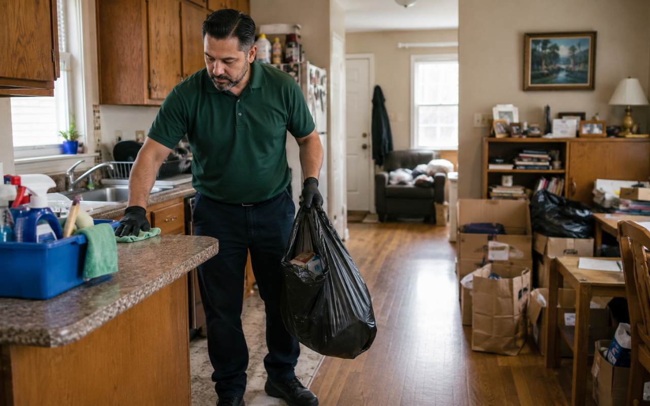 Clean kitchen after professional hoarding cleanup service in a GTA home