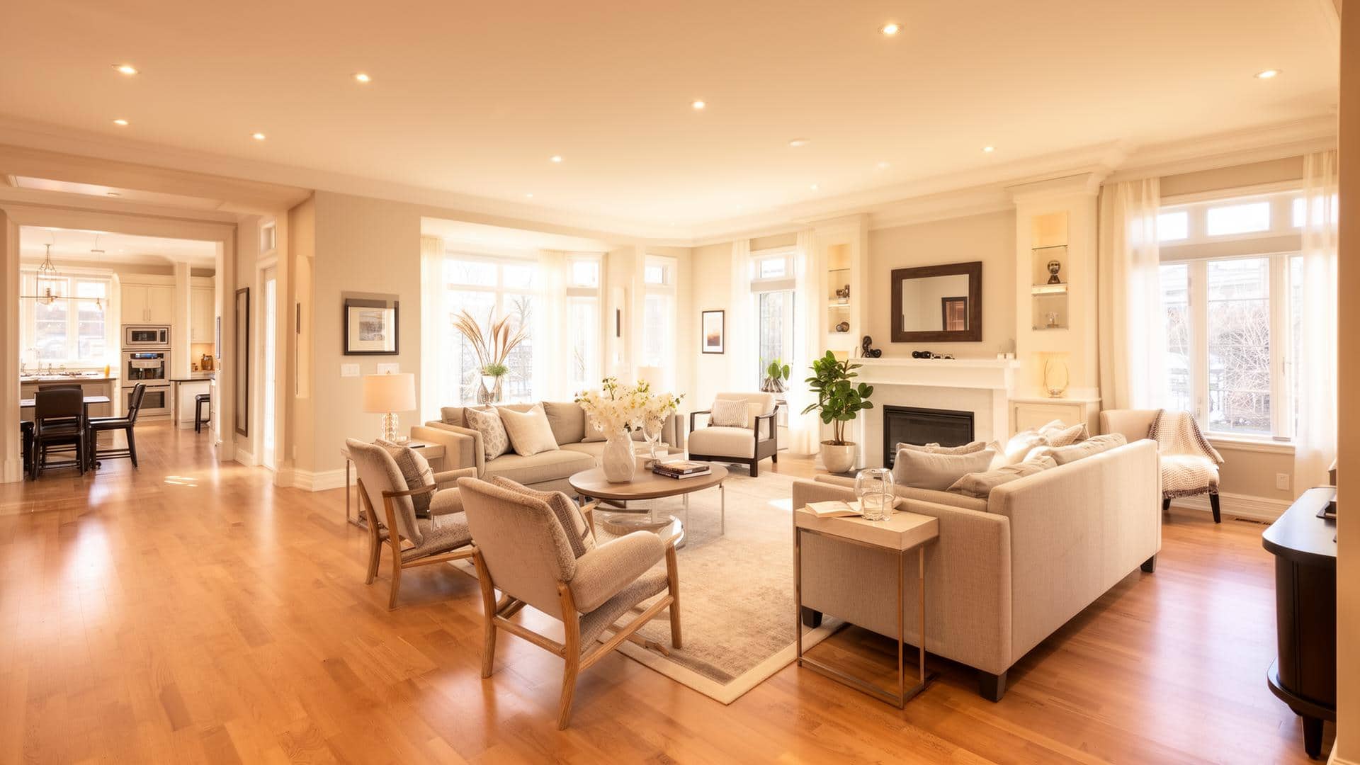 Markham home interior ready for professional standard house cleaning