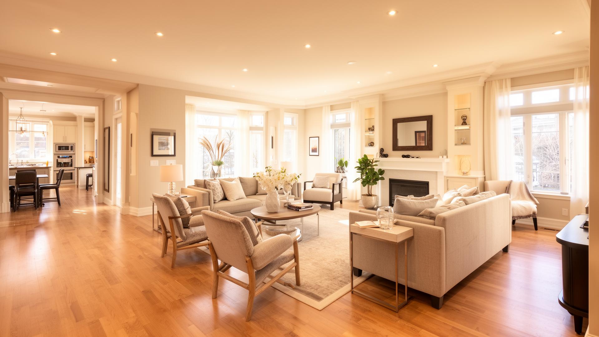 Markham home interior ready for professional standard house cleaning
