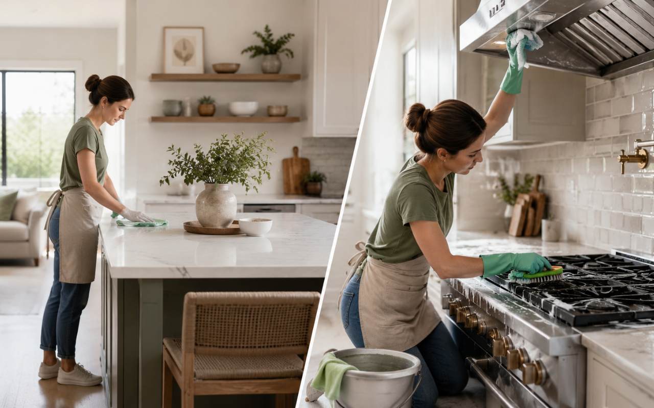 Standard cleaning vs deep cleaning — what each service covers in a Toronto home