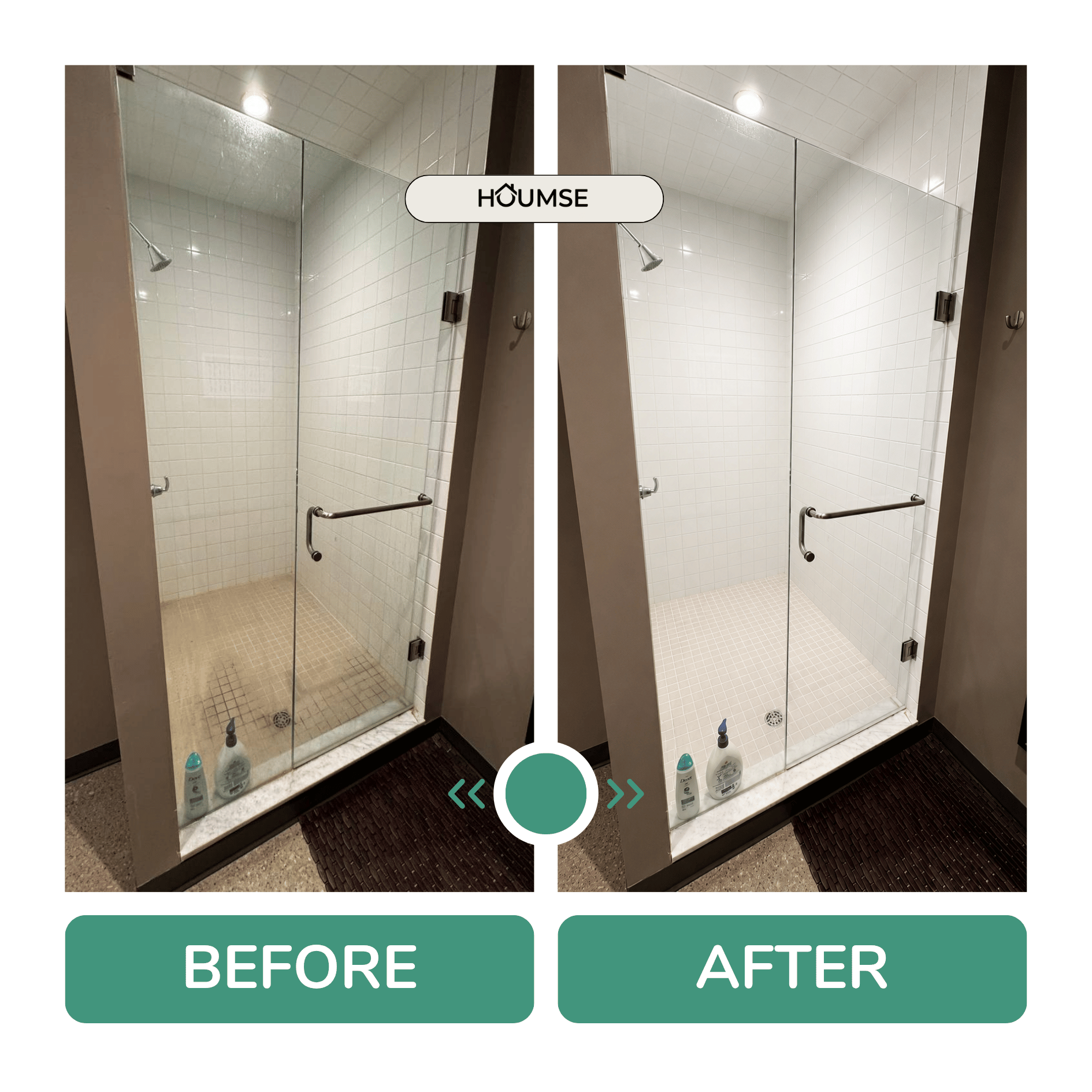 Before and after cleaning result in Downtown Toronto