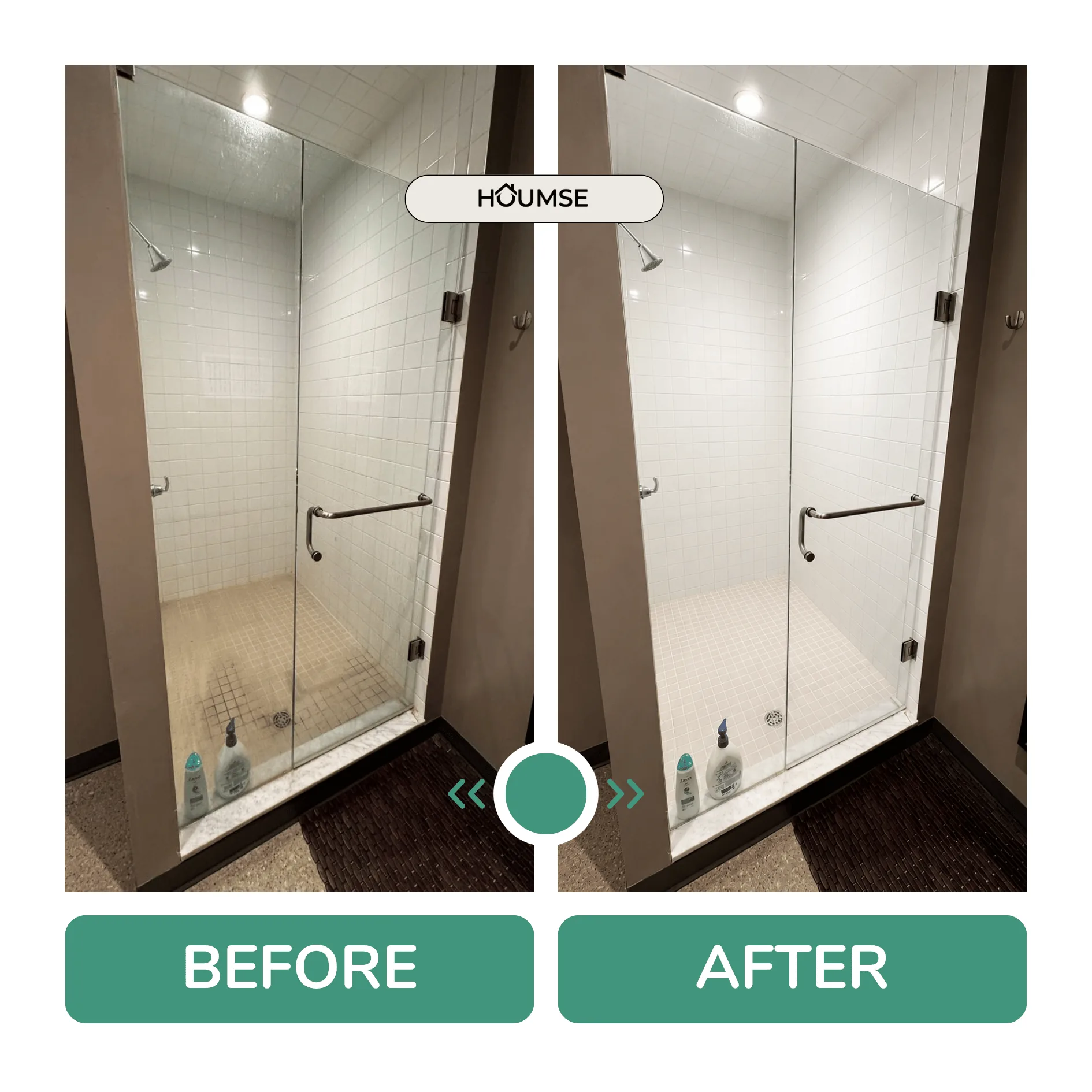 Before and after cleaning result in Downtown Toronto