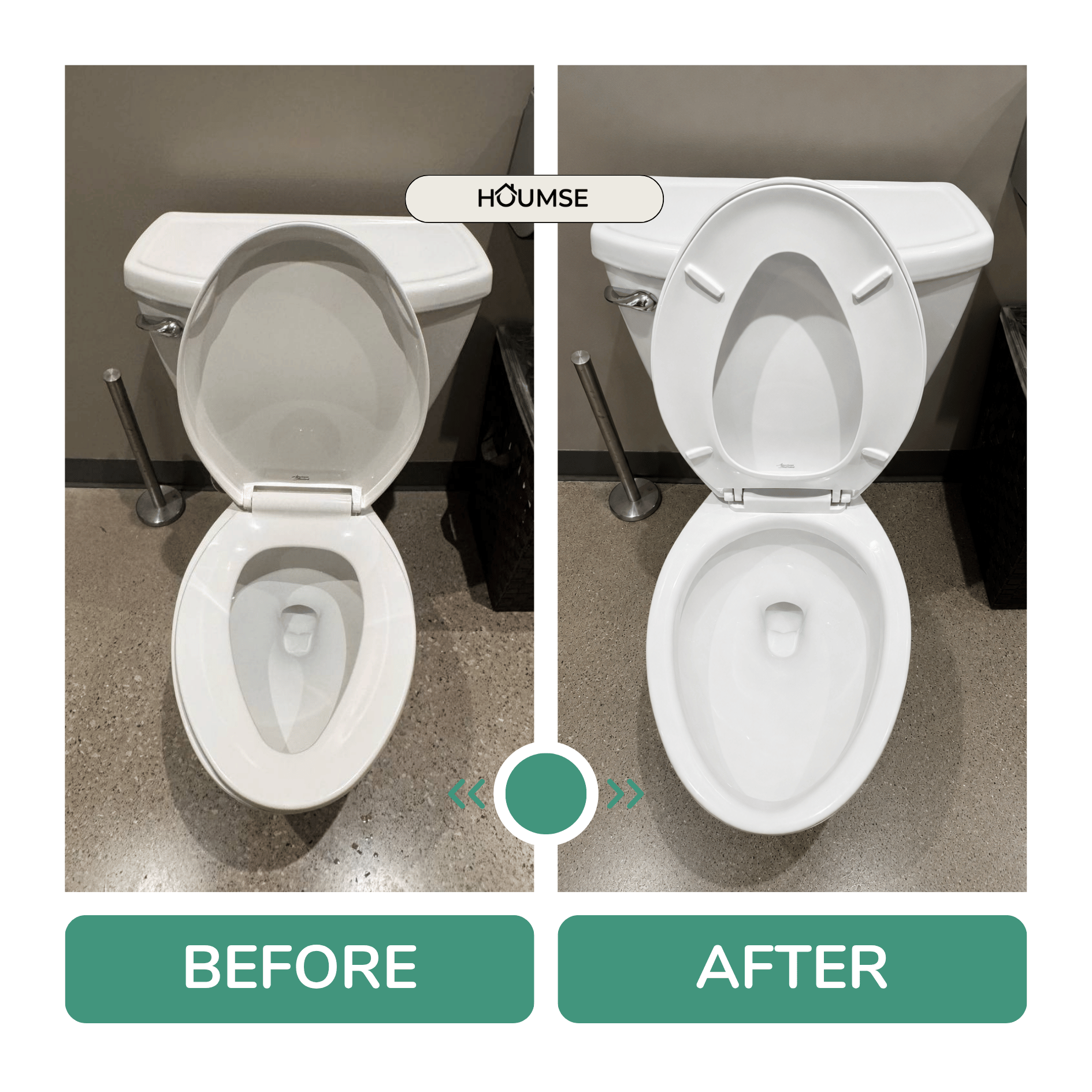 Before and after cleaning result in Downtown Toronto