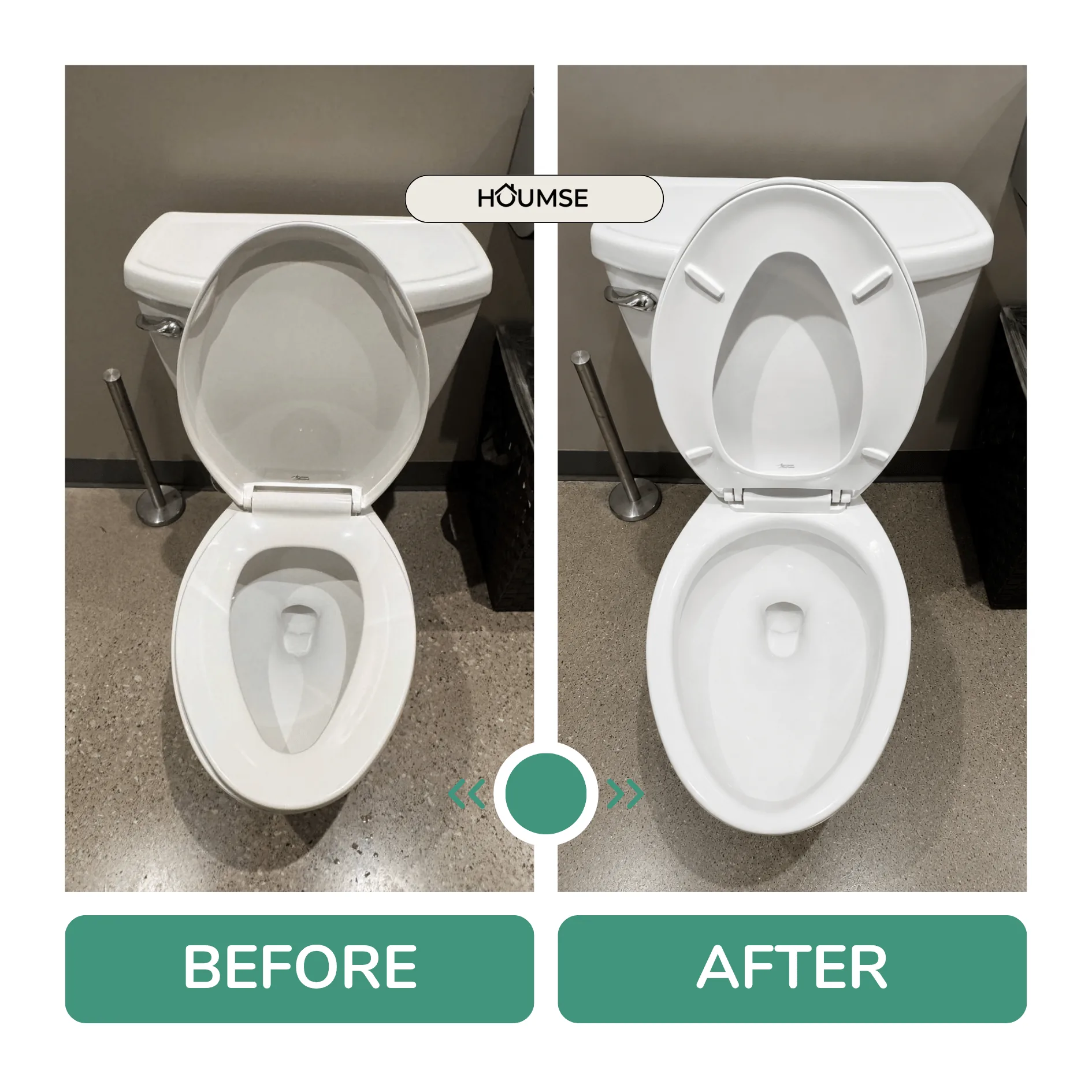 Before and after cleaning result in Downtown Toronto