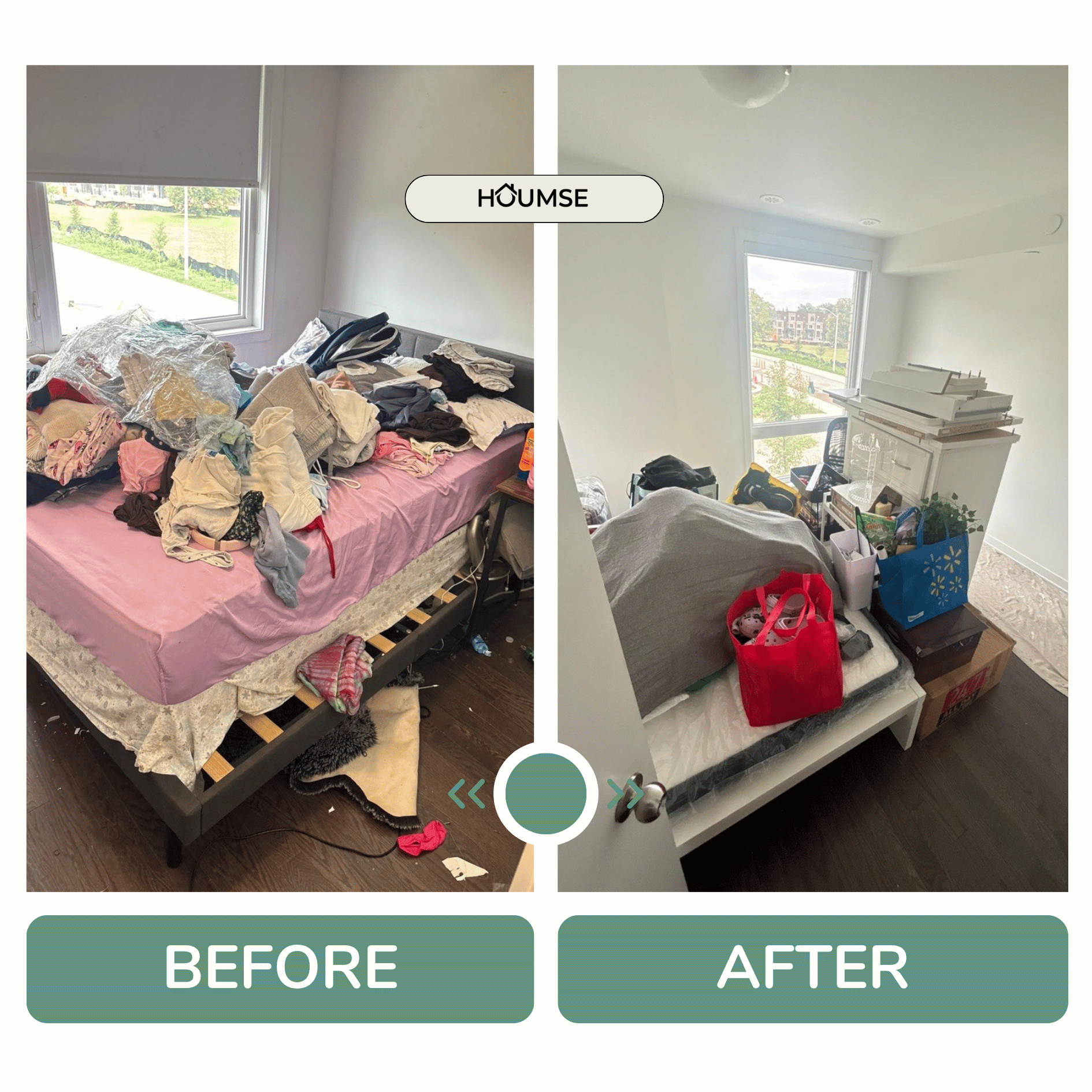 Before and after move-out cleaning result in Scarborough