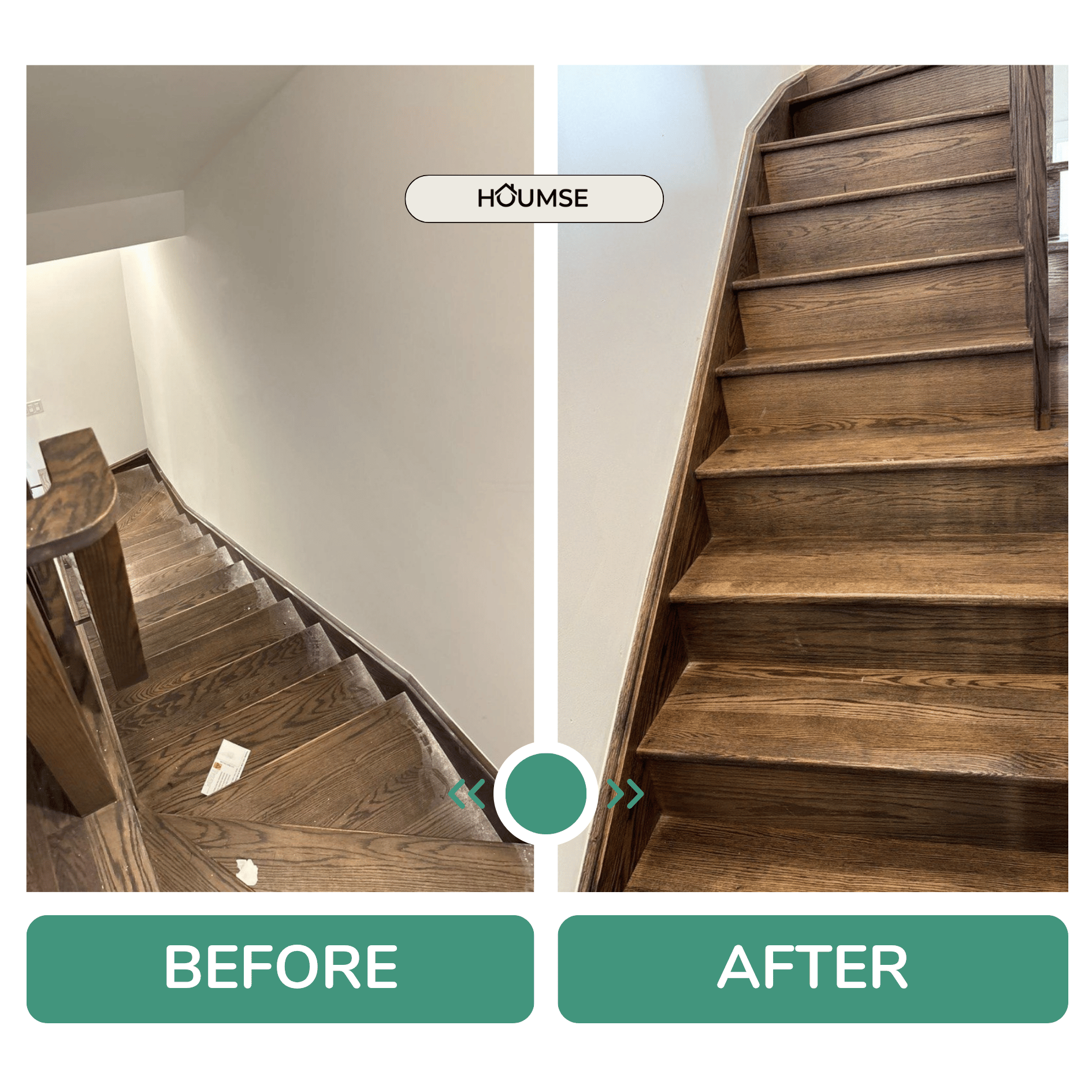 Before and after cleaning result in Pickering