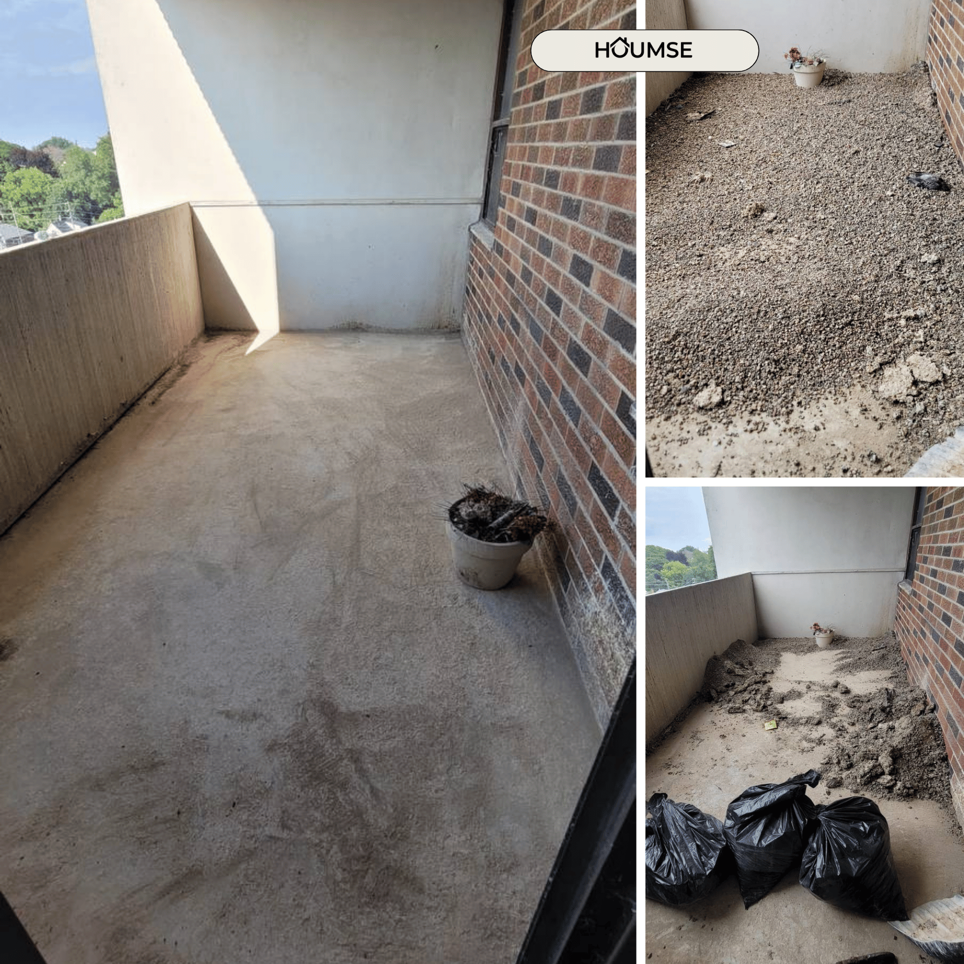 Before and after cleaning result in Richmond Hill