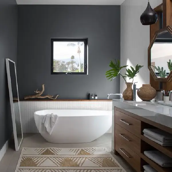 Charcoal Gray bathroom