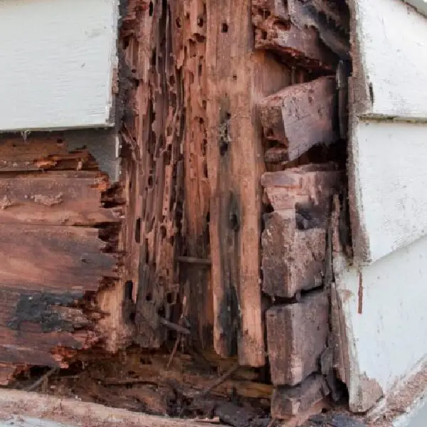 termites in wood destroying pest inspection