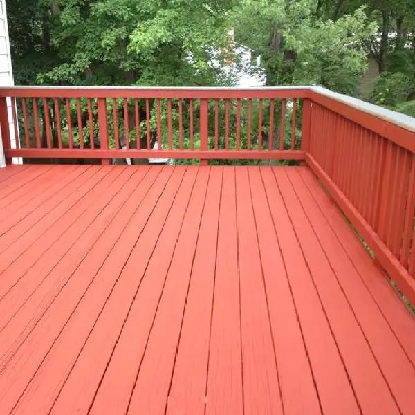 Bold Bright Orange deck paint schemes