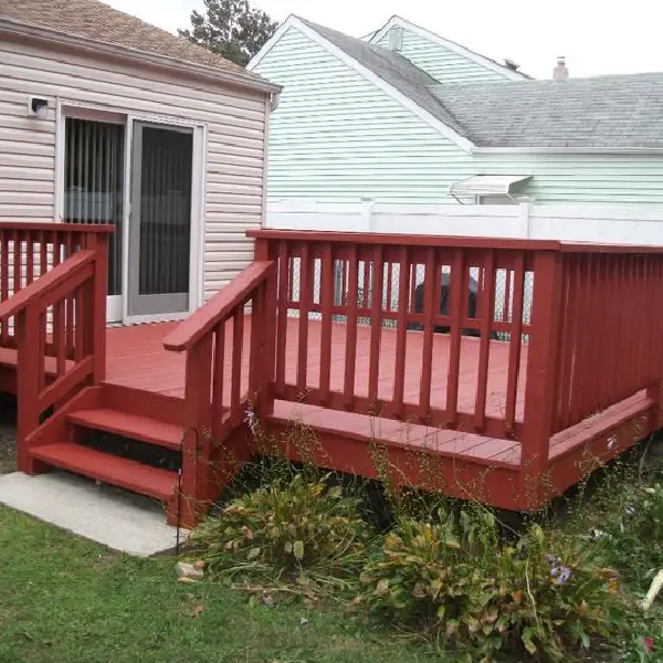 Cedar Red modern deck paint colors