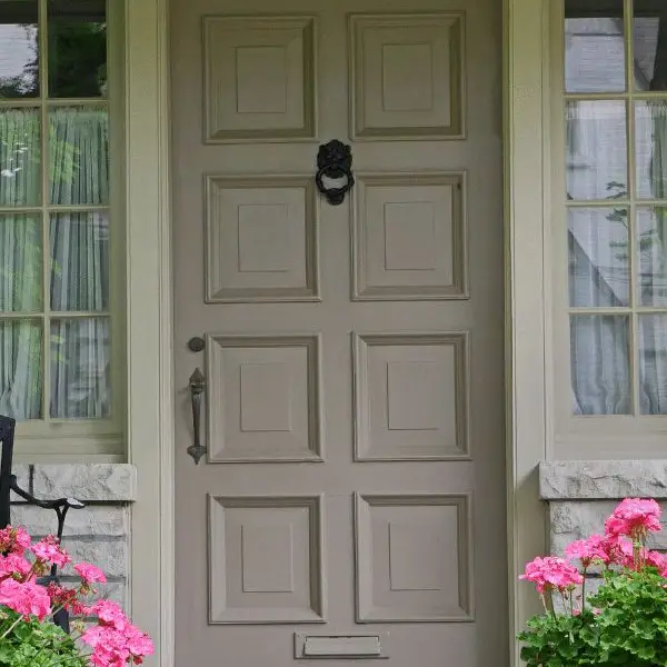 Neutral Elegance front door