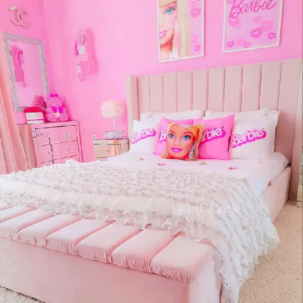 pink feminine bedroom paint colors