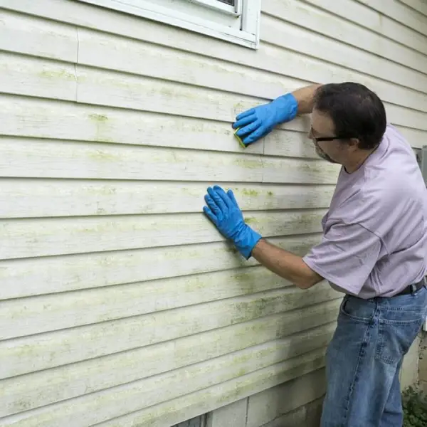 inspecting the exterior for lead paint