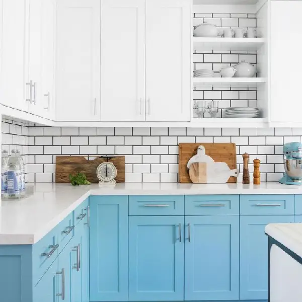 Sky Blue Kitchen Cabinets