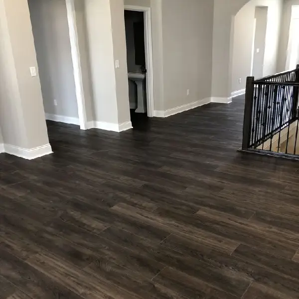 Charcoal brown floor paint color