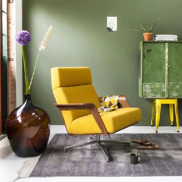 Yellow-green shades small room ideas