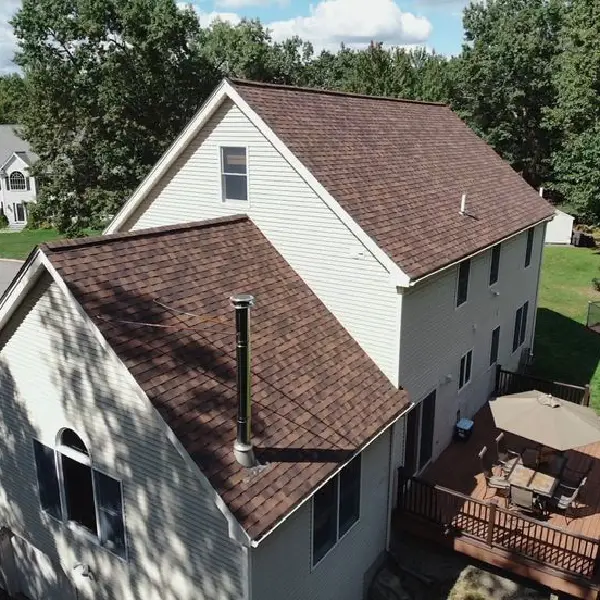 Burnt Sienna roof paint