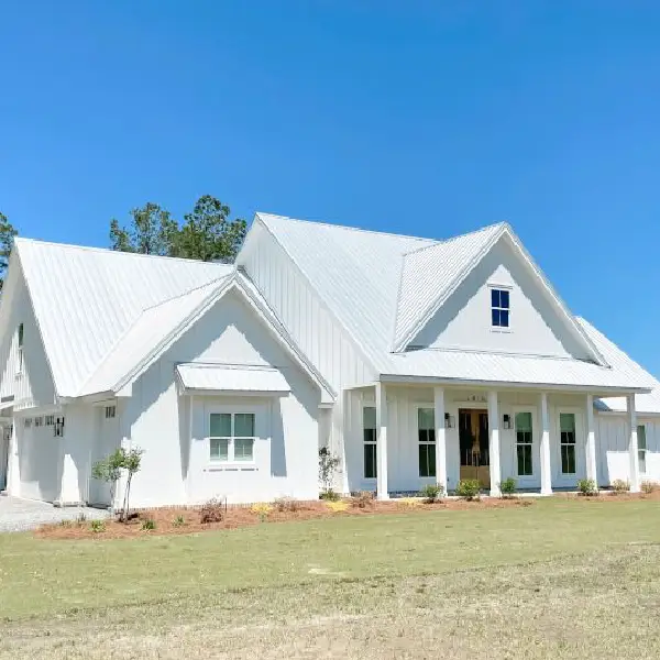 Classic White timeless roof paint color exterior