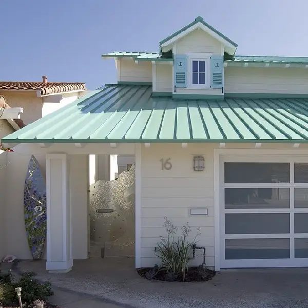 Coastal Turquoise roof color