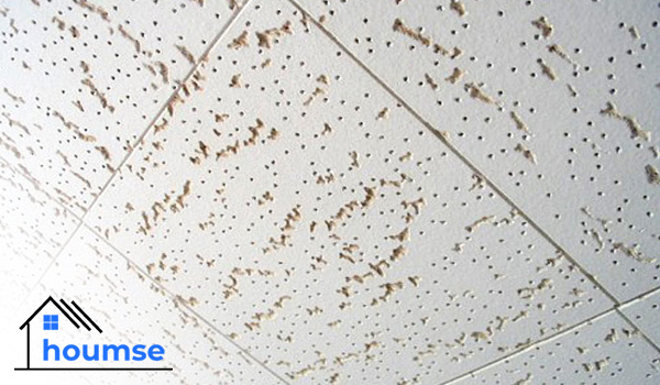 asbestos ceiling tiles