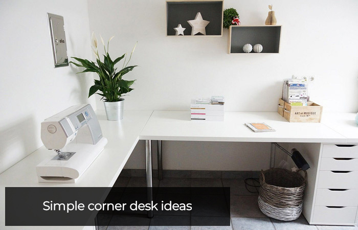 homemade corner desk ideas