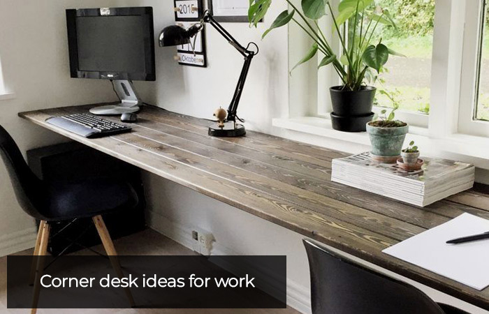 DIY floating corner desk ideas