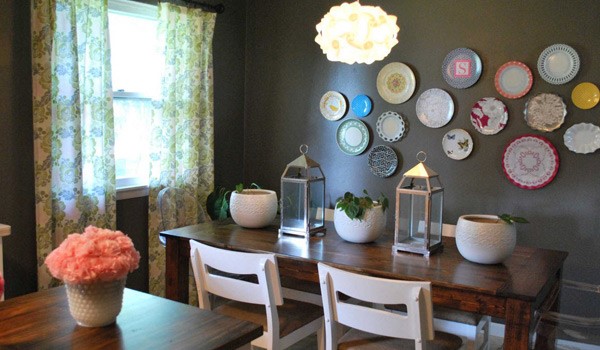 DIY dining room wall decor