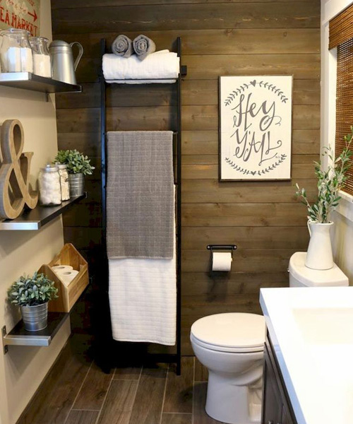 modern farmhouse bathroom wall decor