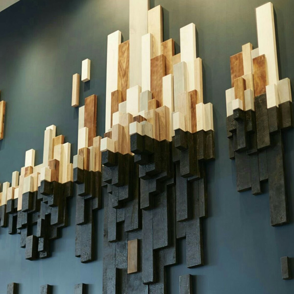 unusual wooden wall art