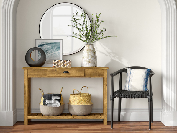 console table decor