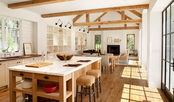 modern farmhouse interior kitchen