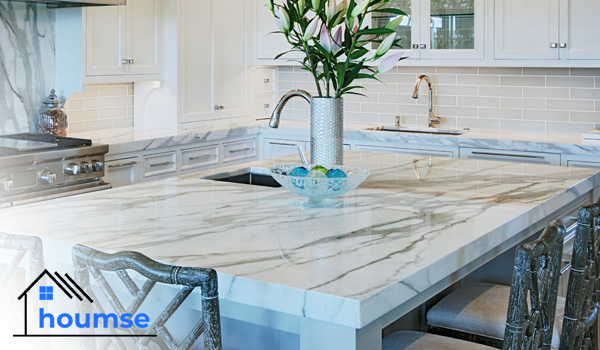marble kitchen counter top