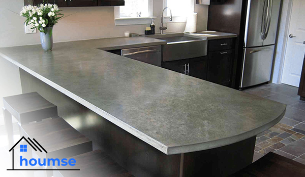 countertop options with concrete