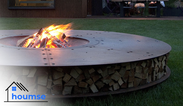 circular fire table