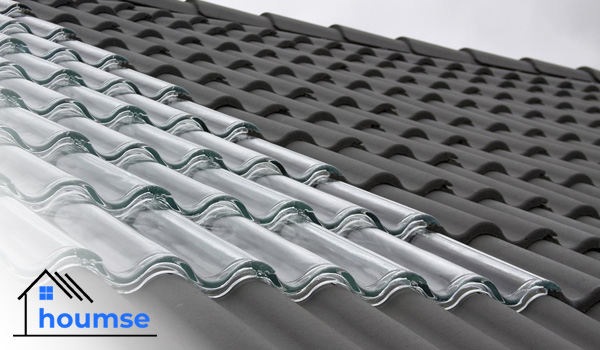 glass roofing materials