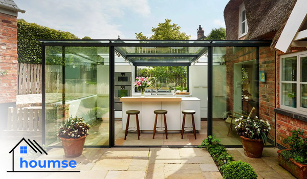 glass enclosure backyard renovations