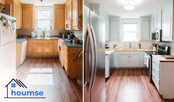 small kitchen remodel before and after